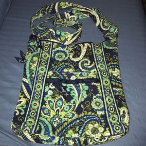 Vera Bradley Rhythm And Blues Floral Purse Bag